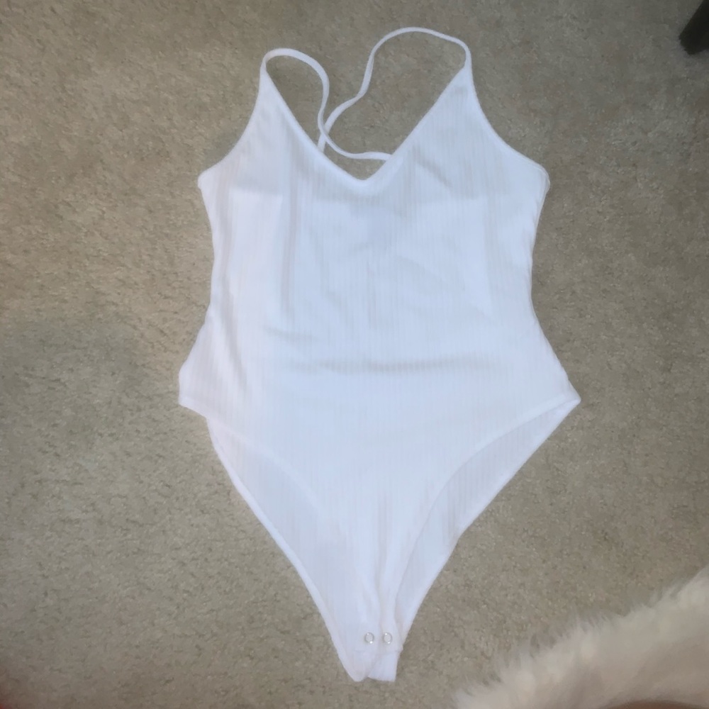 Forever 21 White Bodysuit